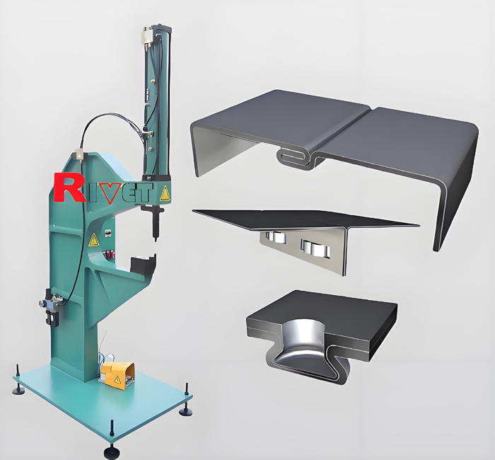 ”C”-frame rivetless riveting machine ,Rivetfree riveting machine