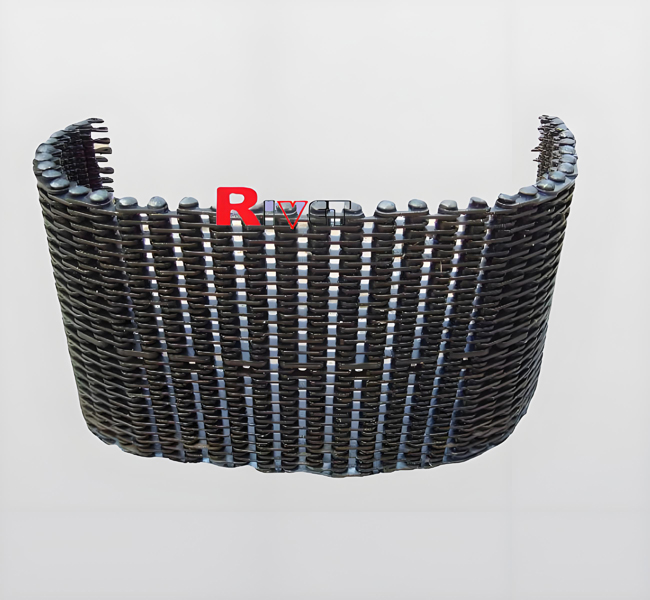 Horizontal riveting machine processed chain plate
